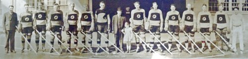 1938-39 Portland Buckaroos team photo, PCHL Champs