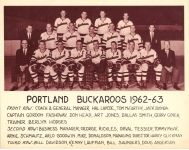1962-63 Portland Buckaroos team photo