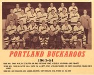 1963-64 Portland Buckaroos team photos
