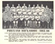 1965-66 Portland Buckaroos team photo