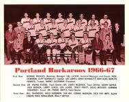 1966-67 Portland Buckaroos team photo