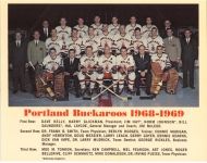1968-69 Portland Buckaroos team photo