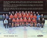 1971-72 Portland Buckaroos team photo
