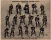 1935 Montreal Maroons team print signed by Jimmy Ward