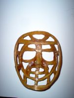 Dave Kelly's William Burchmore pretzel mask , inside shot