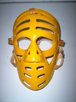 JIm McLeod's goalie mask, front shot