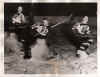 1942 Bruins Kid Line wire photo
